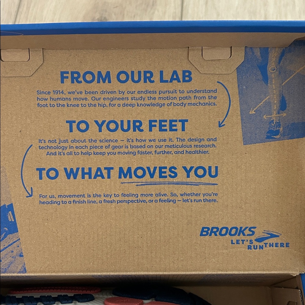 NEW! Brooks Navy and Coral Running Shoes - Picture 6 of 6